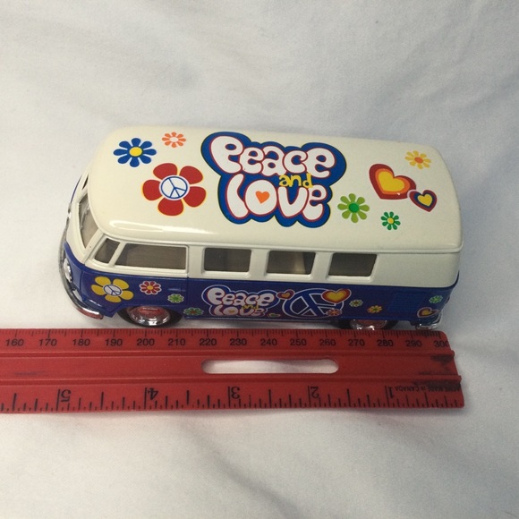 5" kinsmart VW 1962 Volkswagen Bus Die Cast 1:32 Pull Back Action Diecast - Picture 13 of 13